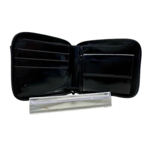 Authentic Gucci Ophidia Canvas Leather GG Black Grey Compact Zip Wallet EUC - Picture 7 of 9